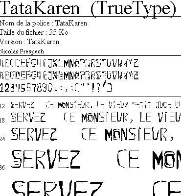 Free tata Karen Font...click here !